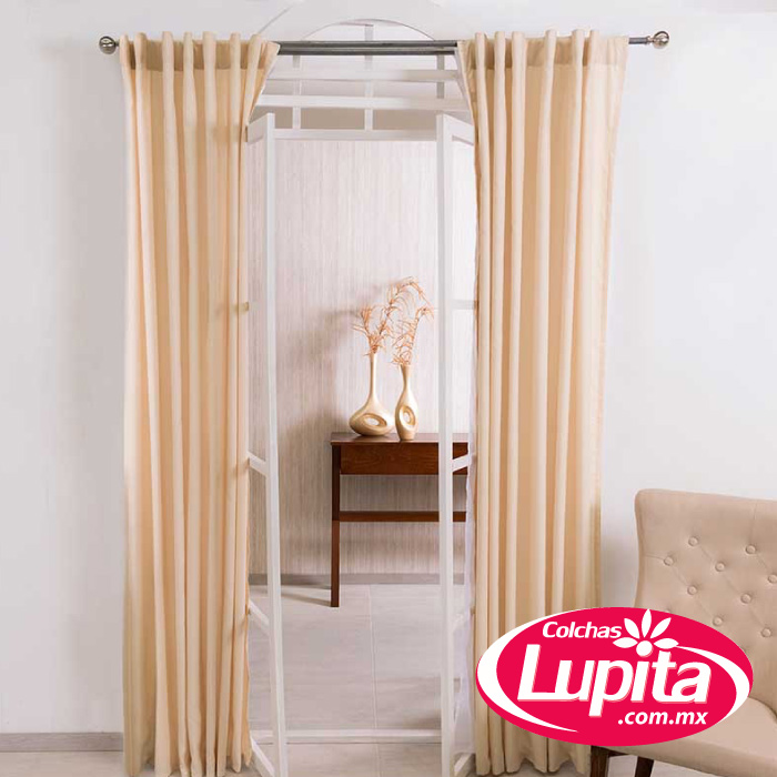 JGO CORTINAS VIASOFT LARGA BEIGE (Vianney Hogar)