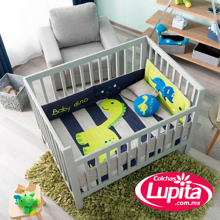 JGO EDREDON CAMA CUNA CCC BABY DINOS (Vianney Chavos)