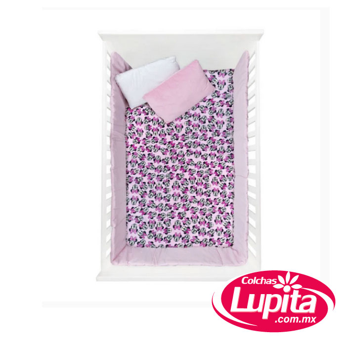 Cobertor ligero cunero Pink Minnie (Chiquimundo)