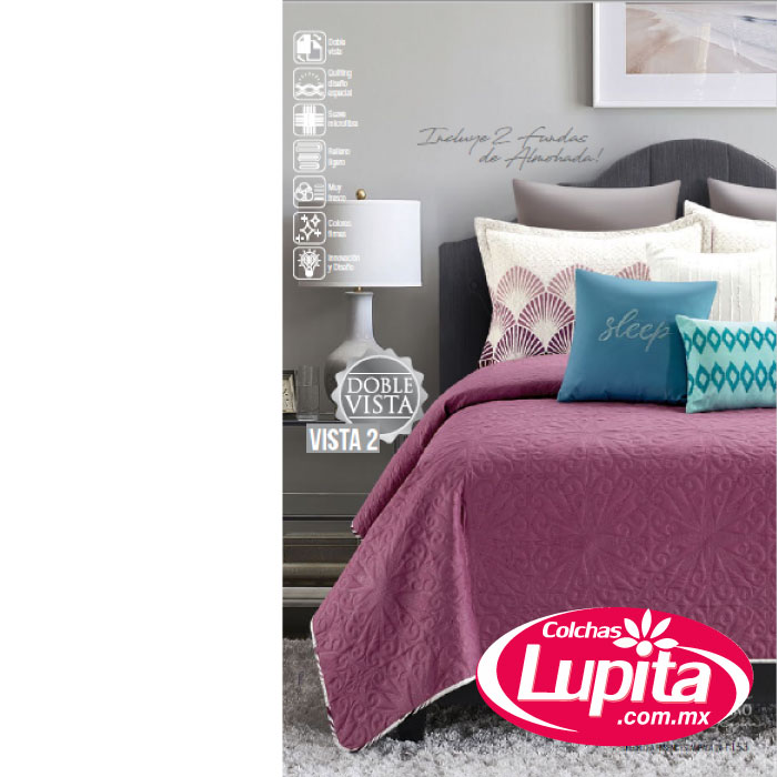 SET EDREDON LIGERO MELANIA MAT/QS (Regina)