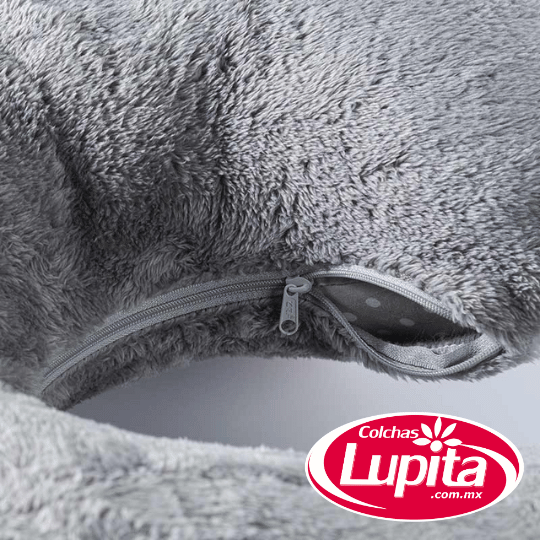 FUNDA DE ALMOHADA LACTANCIA ALPES GRIS (Vianney)