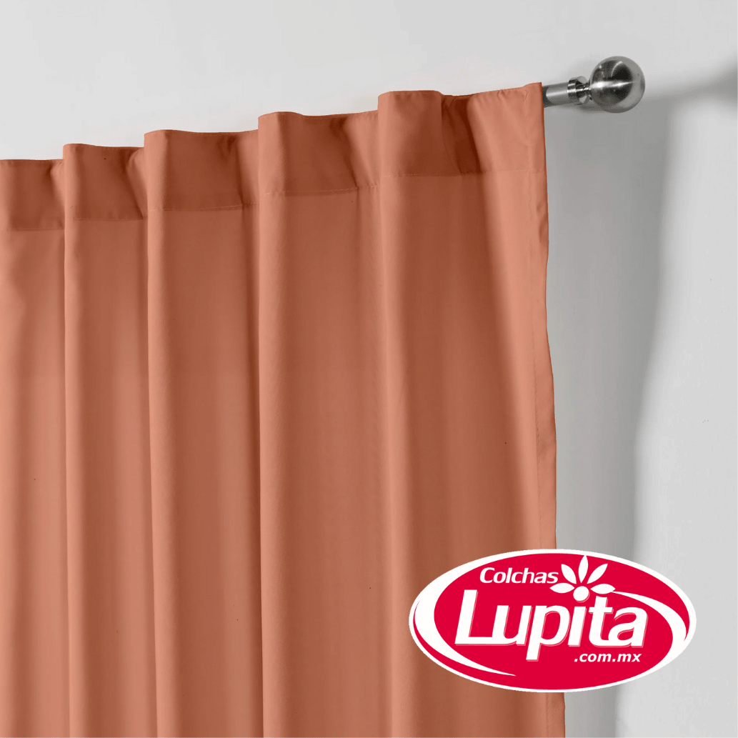 CORTINAS VIASOFT CORTA TERRACOTA (Vianney 24)