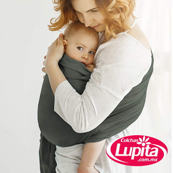 FULAR PORTABEBE GRIS (Chiquimundo 23)