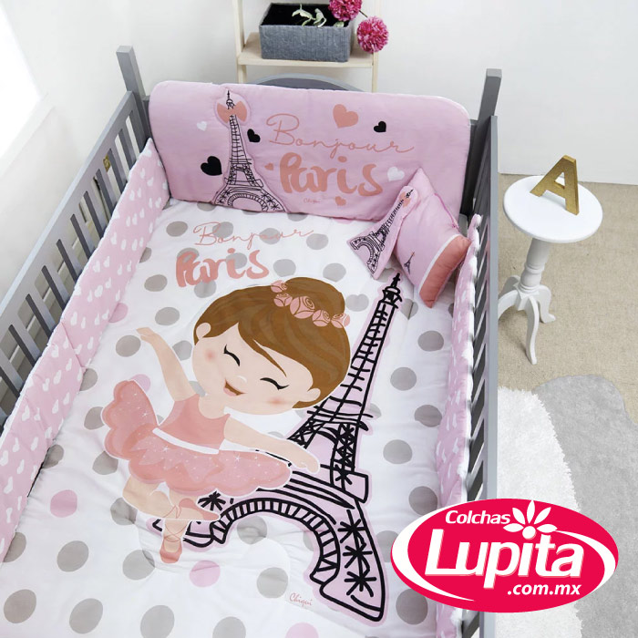SET DE EDREDON CUNA BABY PARIS (Chiquimundo 23)