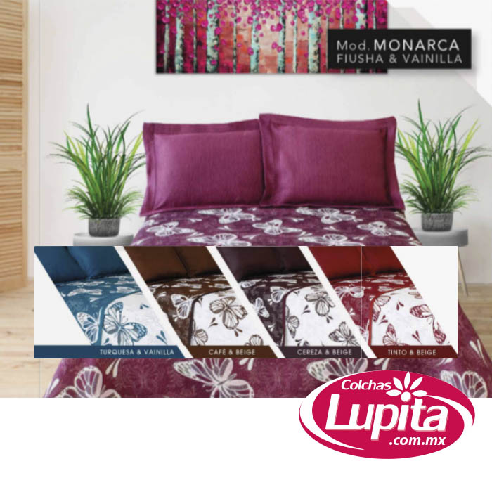 COLCHA MONARCA TINTO MAT (Fanitty)