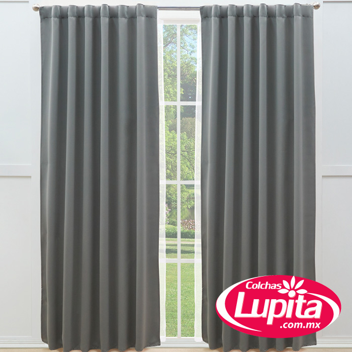 CORTINAS BLACKOUT CORTA CATANIA GRIS (Vianney 23)