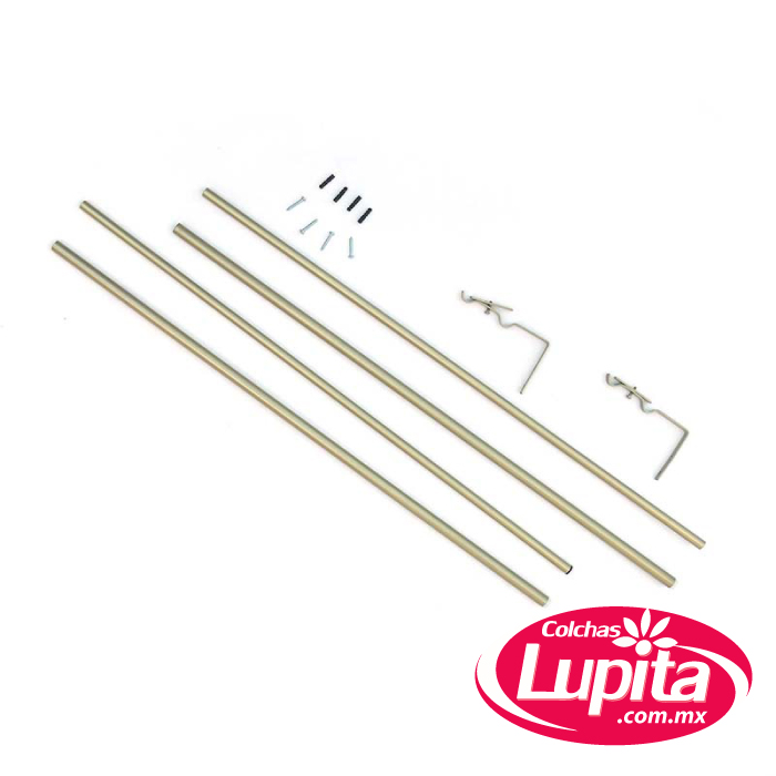 TUBO 1,00A1,80 DOBLE OLIMPIA PLATINADO (Vianney 24)