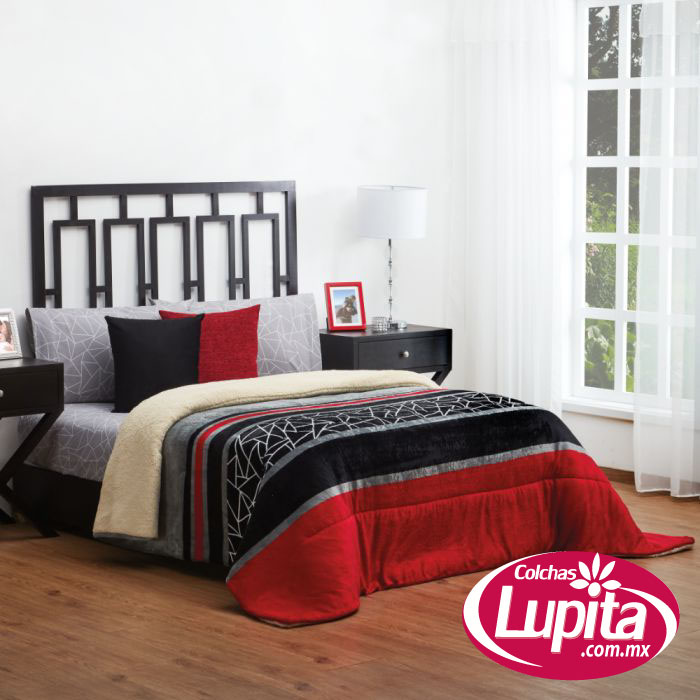 COBERTOR DE BORREGA GRAFITO KING SIZE (Elefantito 25)