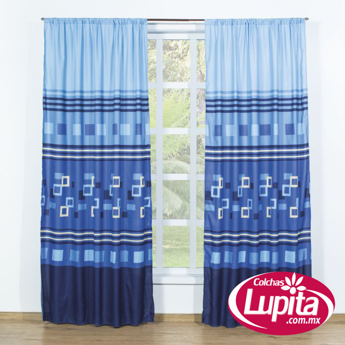 JUEGO DE CORTINAS GEOMETRIC  (Elefantito)