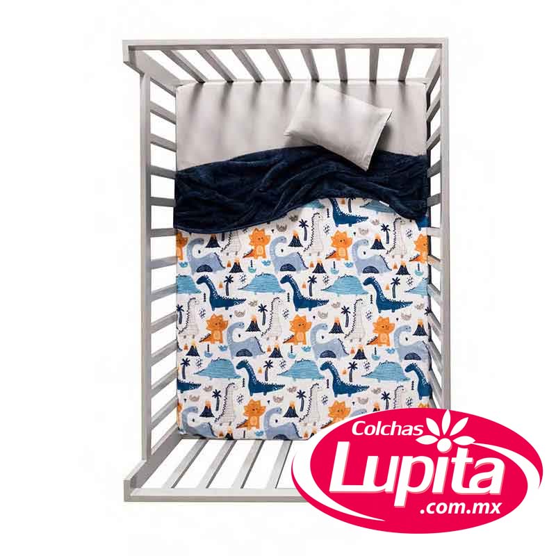 COBERTOR BABY SIBERIA CUNA DINOSAURIOS (Vianney 24)