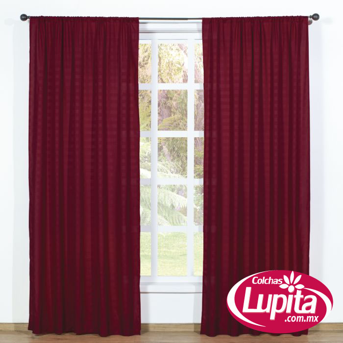 SET DE CORTINAS SOFT VINO  (Elefantito 25)