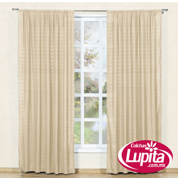 SET DE CORTINAS SOFT BEIGE  (Elefantito 25)