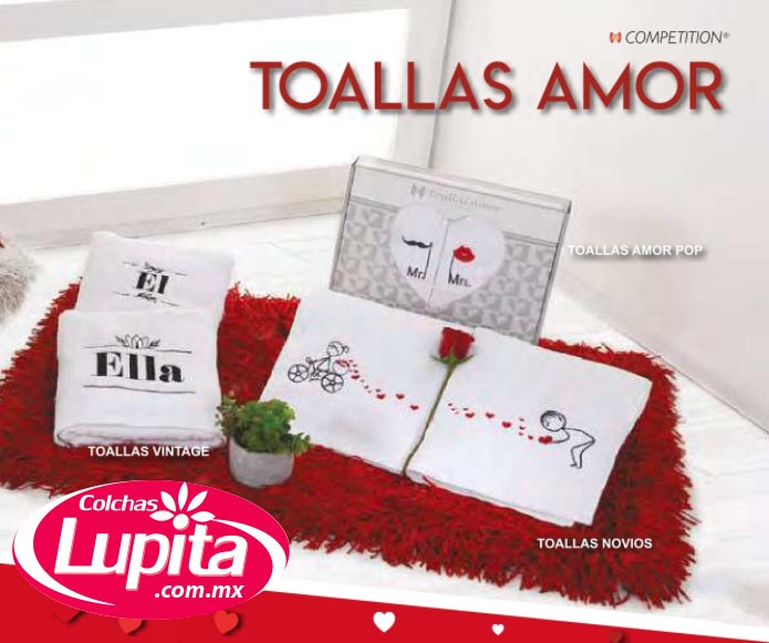 TOALLAS AMOR VINTAGE (Primavera-Competition)