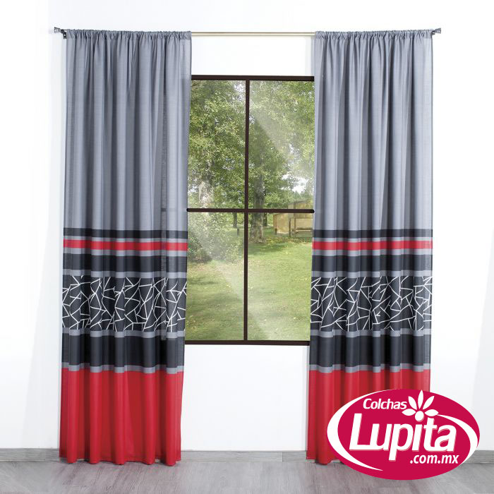 SET DE CORTINAS GRAFITO  (Elefantito 25)