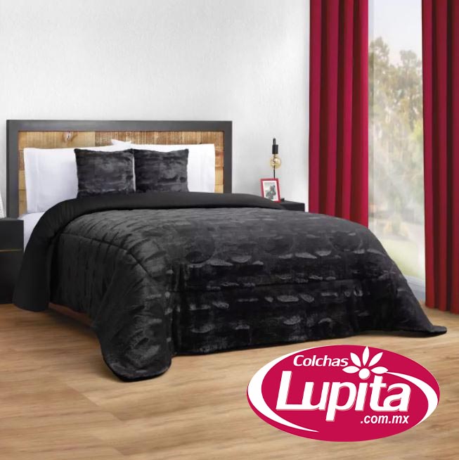 EDREDON MINK ONIX KING SIZE (Elefantito 25)