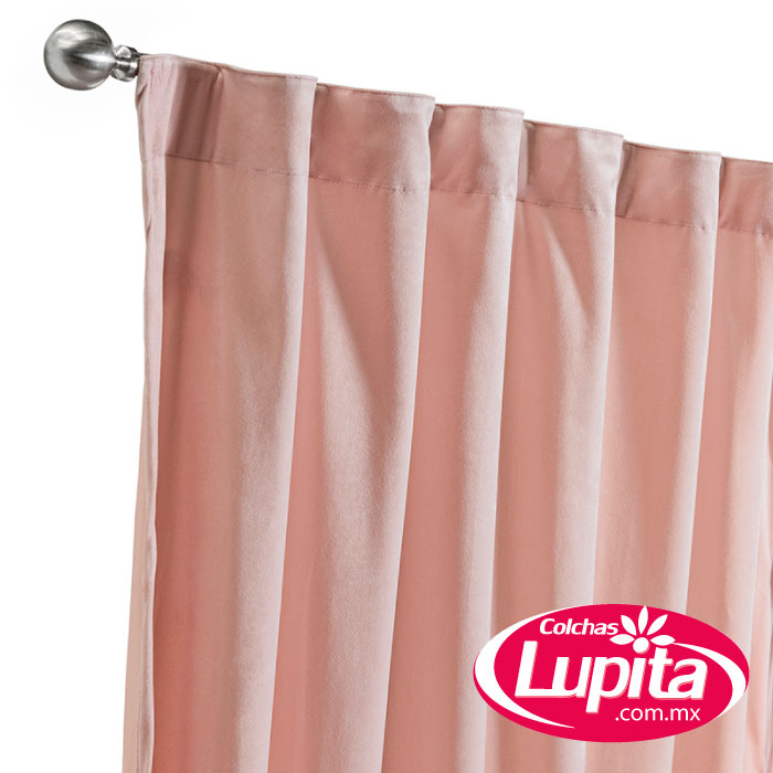 CORTINAS VELVET LARGA ROSA (Vianney)
