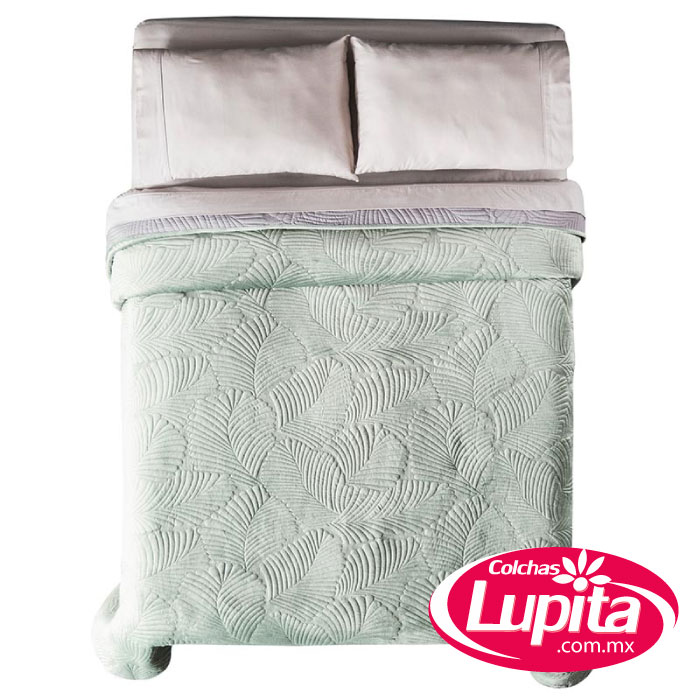 EDREDON VOGA QS/MAT XL VERDE  (Vianney 24)