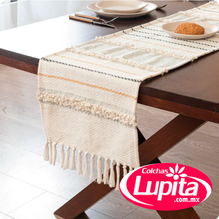 CAMINO DE MESA MEDIANO MUMBAI BEIGE (Vianney 24)