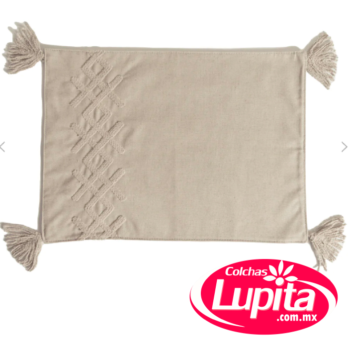 MANTELES INDIVIDUALES MUMBAI BEIGE (Vianney)