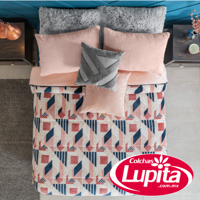 COBERTOR INVERNAL MAT/IND GEOMETRIC (Vianney 24)