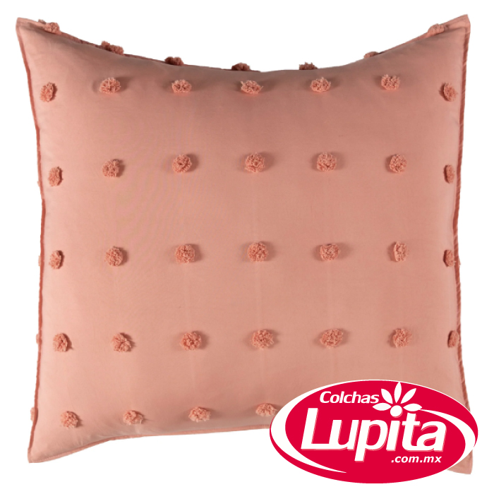 FUNDA DE ALMOHADA EUROPEA XL VOGA ROSETA (Vianney 23)