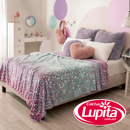 COBERTOR LIGERO FRAZADA COLORS (Vianney 24)