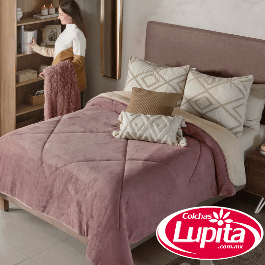 COBERTOR INVERNAL MAT/IND LILA (Vianney 24)