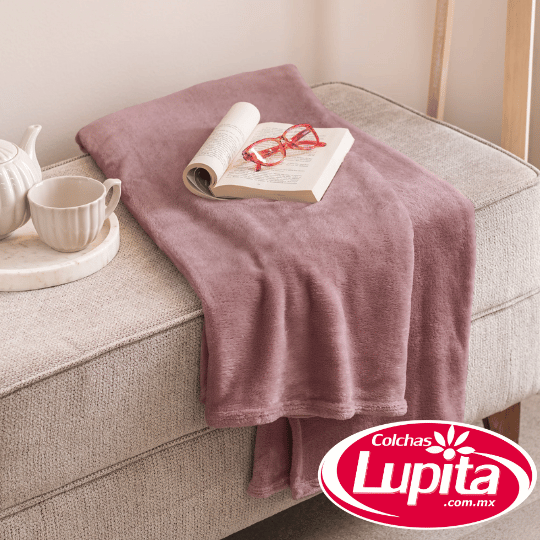 COBERTOR LIGERO FRAZADA LILA (Vianney 24)
