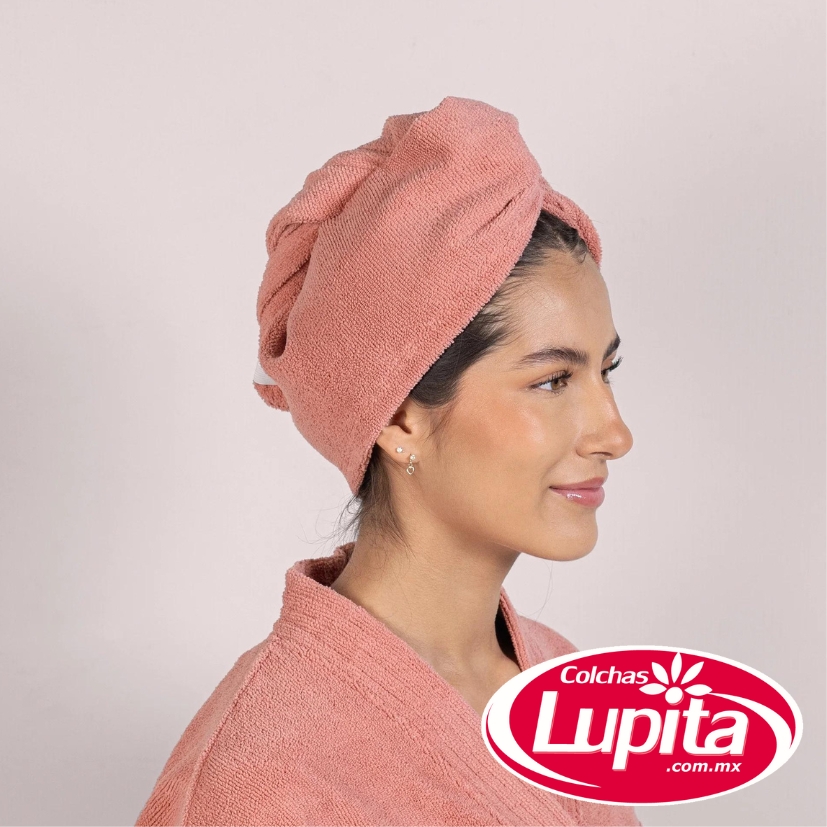 TOALLA PARA CABEZA TULUM DEEP ROSE (Vianney 24)